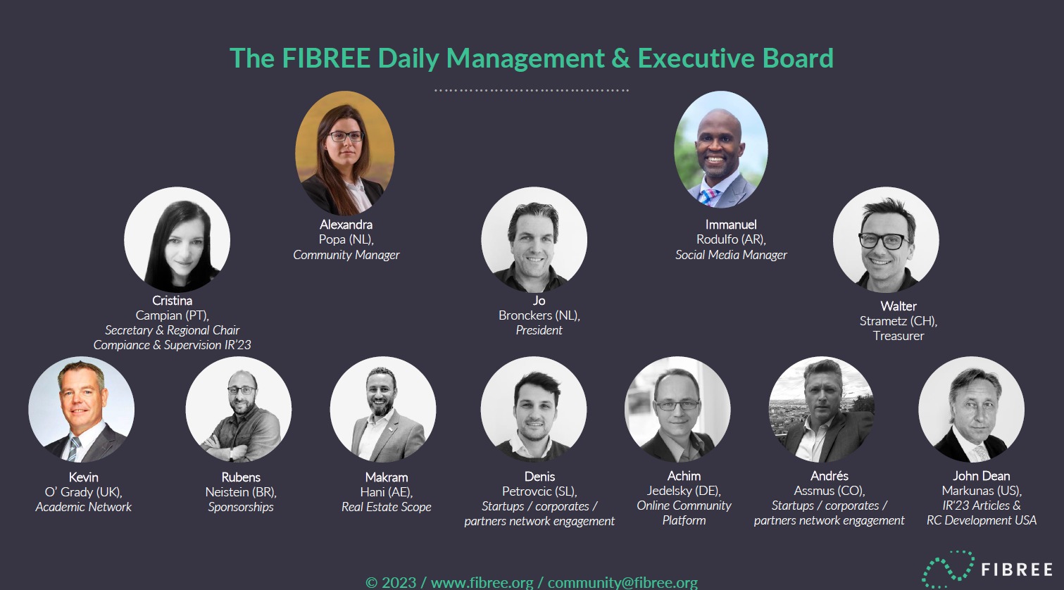 FIBREE Daily Task and Executive Board